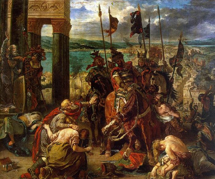 Eugene Delacroix The Entry of the Crusaders into Constantinople oil painting picture